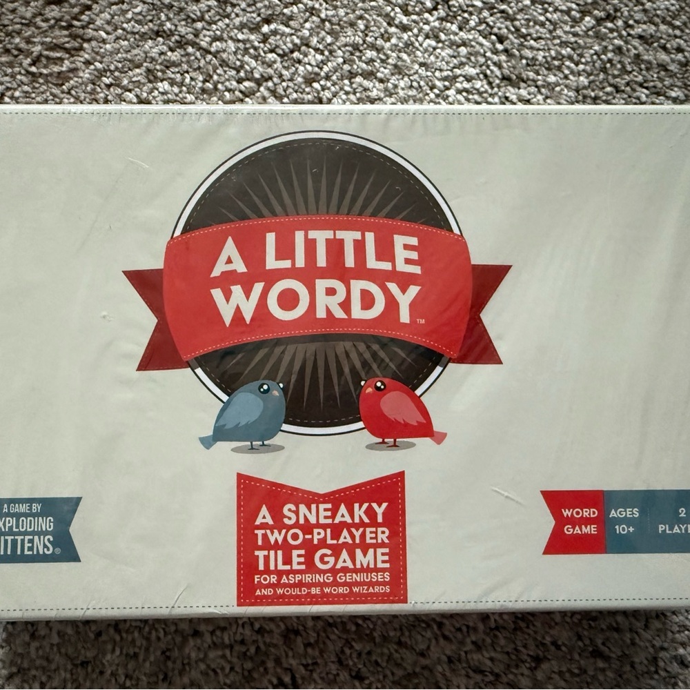 A Little Wordy Sneaky Two-Player Tile Game